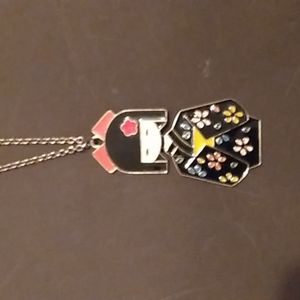 Vintage Asian Girl Long necklace